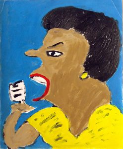 Jazz Singer Yellow Dress